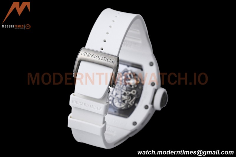 Richard Mille - RM055 Bubba Watson White CER/RU Wht/Blk Skeleton BBRF RMUL2