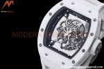 Richard Mille - RM055 Bubba Watson White CER/RU Wht/Blk Skeleton BBRF RMUL2
