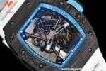 Richard Mille - RM055 Yas Marina Circuit White NTPT/RU Blue Rehaut Skeleton APSF V2 RMUL2