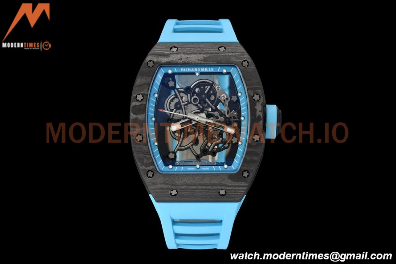 Richard Mille - RM055 Yas Marina Circuit Blue NTPT/RU Blue Rehaut Skeleton APSF V2 RMUL2