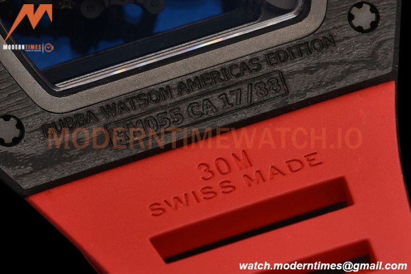 Richard Mille - RM055 Bubba Watson Red NTPT/RU Black Rehaut Skeleton APSF V2 RMUL2