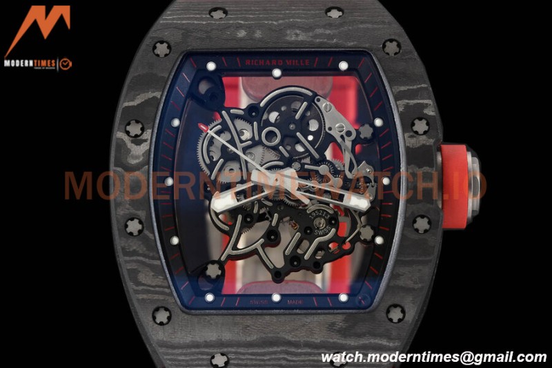 Richard Mille - RM055 Bubba Watson Red NTPT/RU Black Rehaut Skeleton APSF V2 RMUL2