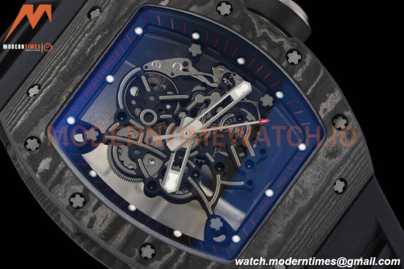 Richard Mille - RM055 Bubba Watson Black NTPT/RU Black Rehaut Skeleton APSF V2 RMUL2