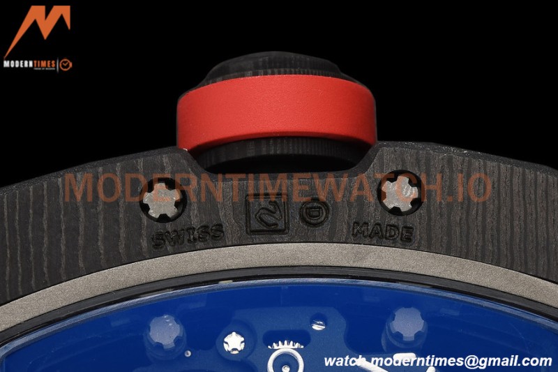 Richard Mille - RM055 Bubba Watson JPN Black NTPT/RU White Rehaut Skeleton APSF V2 RMUL2