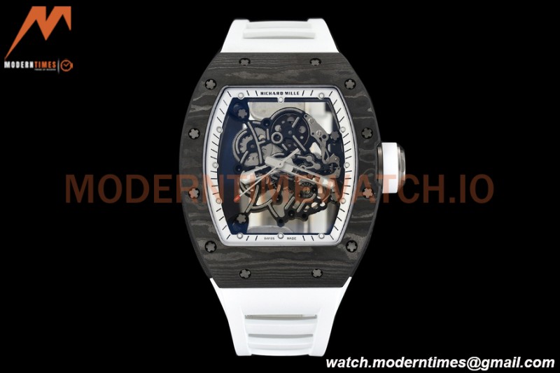 Richard Mille - RM055 Bubba Watson White NTPT/RU White Rehaut Skeleton APSF V2 RMUL2
