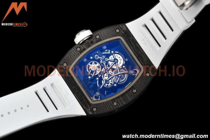 Richard Mille - RM055 Bubba Watson White NTPT/RU White Rehaut Skeleton APSF V2 RMUL2