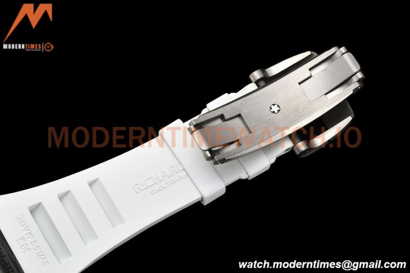 Richard Mille - RM055 Bubba Watson White NTPT/RU Wht/Red Rehaut Skeleton APSF V2 RMUL2