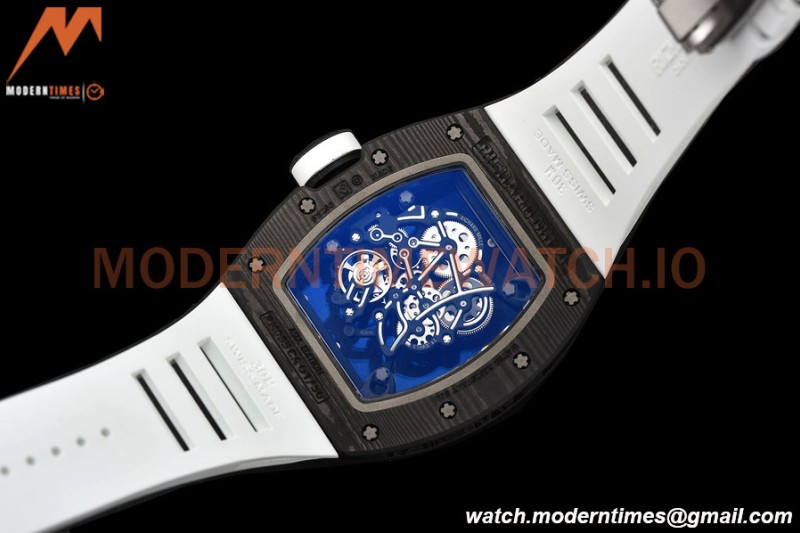 Richard Mille - RM055 Bubba Watson White NTPT/RU Wht/Red Rehaut Skeleton APSF V2 RMUL2