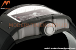 Richard Mille - RM055 Bubba Watson Black NTPT/RU Blk/Wht Rehaut Skeleton ZF RMUL2