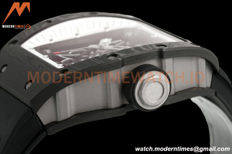 Richard Mille - RM055 Bubba Watson Black NTPT/RU Blk/Wht Rehaut Skeleton ZF RMUL2