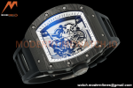 Richard Mille - RM055 Bubba Watson Black NTPT/RU Blk/Wht Rehaut Skeleton ZF RMUL2