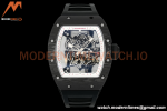 Richard Mille - RM055 Bubba Watson Black NTPT/RU Blk/Wht/Red Rehaut Skeleton ZF RMUL2