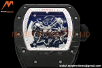 Richard Mille - RM055 Bubba Watson Black NTPT/RU Blk/Wht/Red Rehaut Skeleton ZF RMUL2