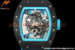 Richard Mille - RM055 Bubba Watson Black NTPT/RU Blk/Blue Rehaut Skeleton ZF RMUL2