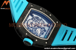 Richard Mille - RM055 Bubba Watson Black NTPT/RU Blk/Blue Rehaut Skeleton ZF RMUL2