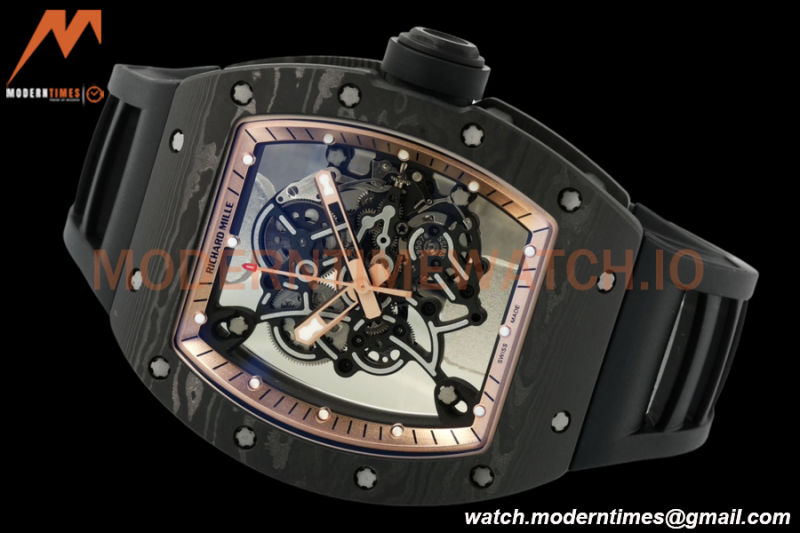 Richard Mille - RM055 Bubba Watson Black NTPT/RU Blk/Bronze Rehaut Skeleton ZF RMUL2