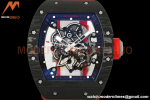 Richard Mille - RM055 Bubba Watson Black NTPT/RU Blk/Red/Blk Rehaut Skeleton ZF RMUL2