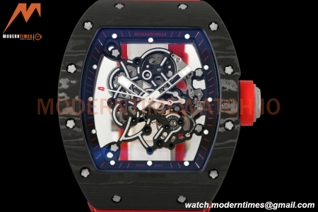 Richard Mille - RM055 Bubba Watson Black NTPT/RU Blk/Red/Blk Rehaut Skeleton ZF RMUL2