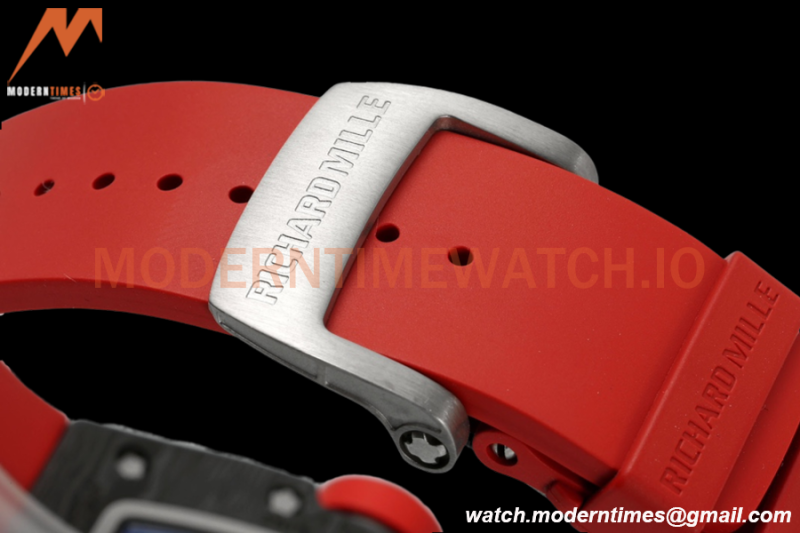 Richard Mille - RM055 Bubba Watson Black NTPT/RU Blk/Red/Blk Rehaut Skeleton ZF RMUL2