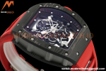 Richard Mille - RM055 Bubba Watson Black NTPT/RU Blk/Red/Blk Rehaut Skeleton ZF RMUL2