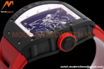 Richard Mille - RM055 Bubba Watson Black NTPT/RU Blk/Red/White Rehaut Skeleton ZF RMUL2