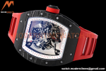 Richard Mille - RM055 Bubba Watson Black NTPT/RU Blk/Red/White Rehaut Skeleton ZF RMUL2