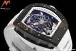 Richard Mille - RM055 Bubba Watson Black NTPT/RU Blk/White Rehaut Skeleton ZF RMUL2