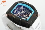 Richard Mille - RM055 Bubba Watson Black NTPT/RU Wht/Blue Rehaut Skeleton ZF RMUL2