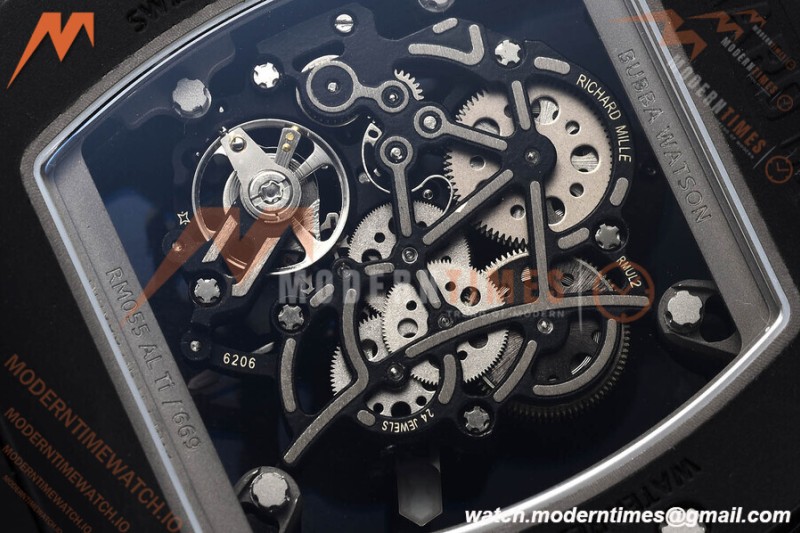 Richard Mille - RM055 Bubba Watson Black CER/RU Black Skeleton RMF RMUL2