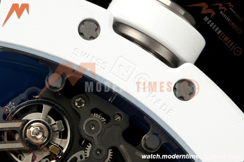 Richard Mille - RM055 Bubba Watson White Ceramic Wht/RU Skeleton ZF RMUL2