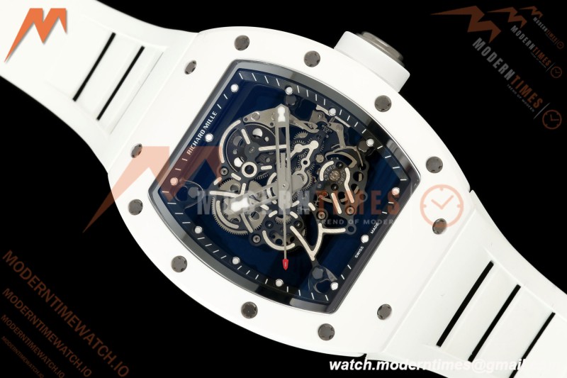 Richard Mille - RM055 Bubba Watson White Ceramic Wht/RU Skeleton ZF RMUL2
