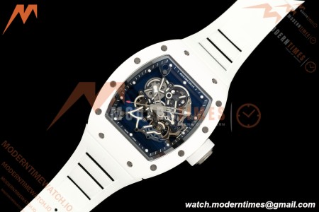 Richard Mille - RM055 Bubba Watson White Ceramic Wht/RU Skeleton ZF RMUL2 | 리차드 밀 - RM055 버바 왓슨 화이트 세라믹 화이트/RU 스켈레톤 ZF RMUL2