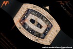 Richard Mille - RM07-01 Ladies Rose Gold Diamond BLK/RU Black Lips ZF Asian CRMA2