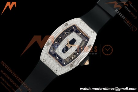 Richard Mille - RM07-01 Ladies Stainless Steel Diamond BLK/RU Black Lips ZF Asian CRMA2