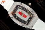 Richard Mille - RM07-01 Ladies Stainless Steel Diamond WHT/RU Red Lips ZF Asian CRMA2