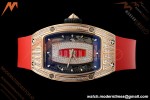 Richard Mille - RM07-01 Ladies Rose Gold Diamond RED/RU Red Lips ZF Asian CRMA2