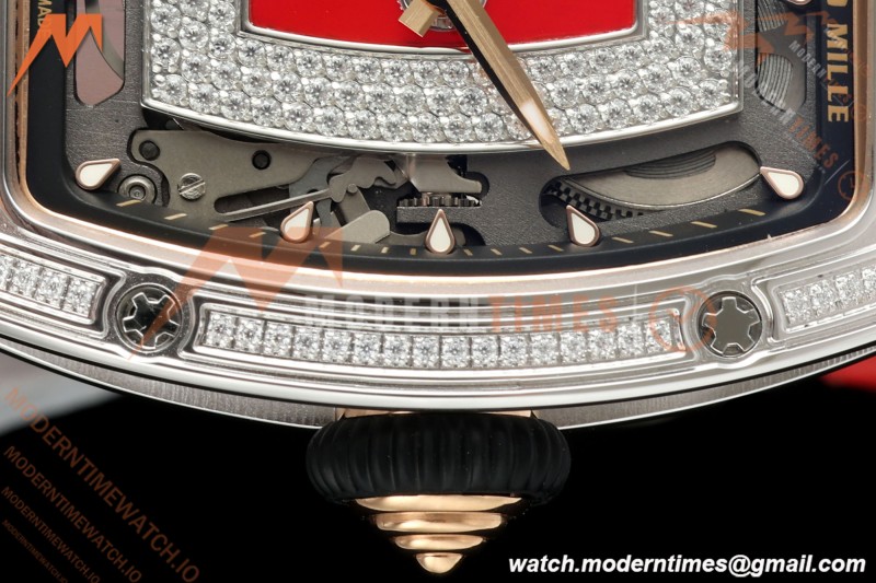 Richard Mille - RM07-01 Ladies Stainless Steel Diamond RED/RU Red Lips ZF Asian CRMA2