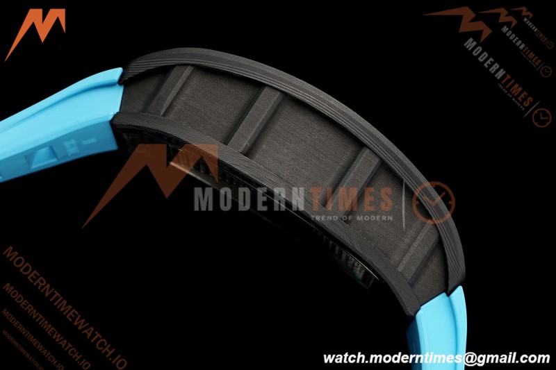 Richard Mille - RM055 Bubba Watson Black NTPT/RU Blu/Blu Rehaut Skeleton KVF RMUL2
