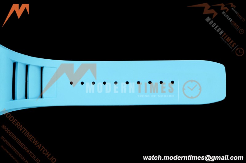 Richard Mille - RM055 Bubba Watson Black NTPT/RU Blu/Blu Rehaut Skeleton KVF RMUL2