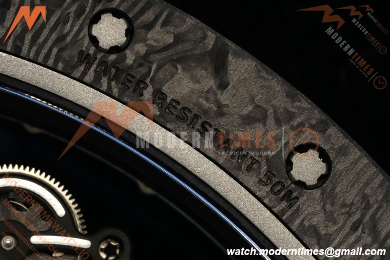 Richard Mille - RM055 Bubba Watson Black NTPT/RU Blu/Blu Rehaut Skeleton KVF RMUL2