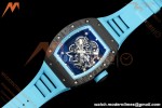Richard Mille - RM055 Bubba Watson Black NTPT/RU Blu/Blu Rehaut Skeleton KVF RMUL2