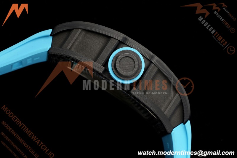 Richard Mille - RM055 Bubba Watson Black NTPT/RU Blu/Blu Rehaut Skeleton KVF RMUL2