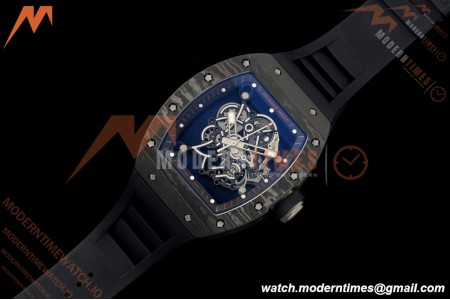 Richard Mille - RM055 Bubba Watson Black NTPT/RU Blk/Red/Blk Rehaut Skeleton KVF RMUL2 | 리차드 밀 - RM055 버바 왓슨 블랙 NTPT/RU 블랙/레드/화이트 르호 스켈레톤 KVF RMUL2