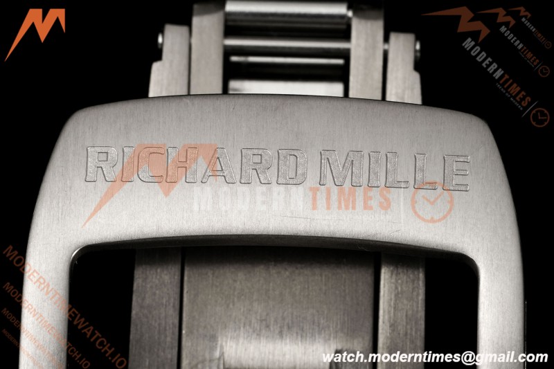 Richard Mille - RM055 Bubba Watson Black NTPT/RU Blk/Blk/Wht Rehaut Skeleton KVF RMUL2