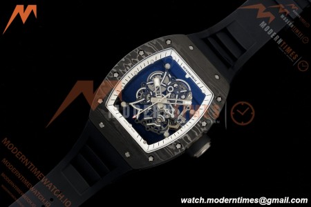 Richard Mille - RM055 Bubba Watson Black NTPT/RU Blk/Blk/Wht Rehaut Skeleton KVF RMUL2