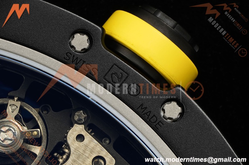 Richard Mille - RM035 Rafael Nadal Americas Limited CER/VRU Yelw/Yelw/Blk Skeleton KVF RMUL1 | 리차드 밀 - RM035 라파엘 나달 아메리카스 리미티드 CER/VRU 옐로우/옐로우/블랙 스켈레톤 KVF RMUL1