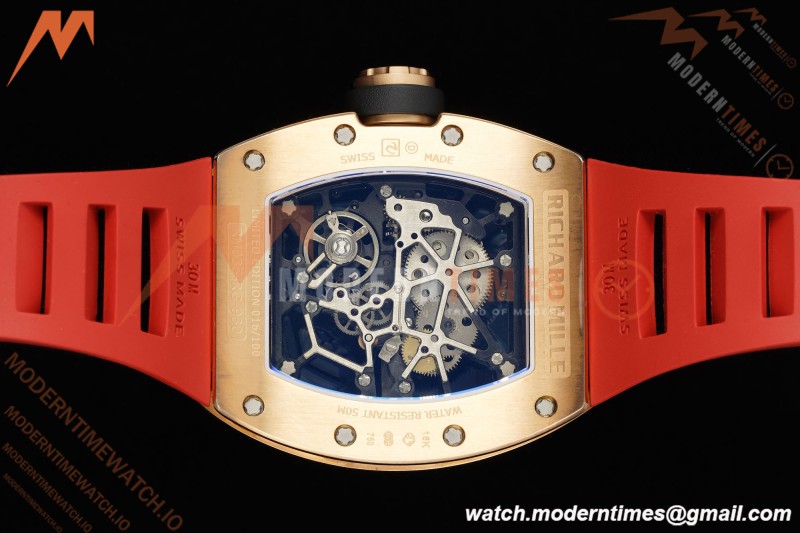 Richard Mille - RM035 Rafael Nadal Americas Limited CER/VRU RG/Red/Blk Skeleton KVF RMUL1 | 리차드 밀 - RM035 라파엘 나달 아메리카스 리미티드 CER/VRU RG/레드/블랙 스켈레톤 KVF RMUL1