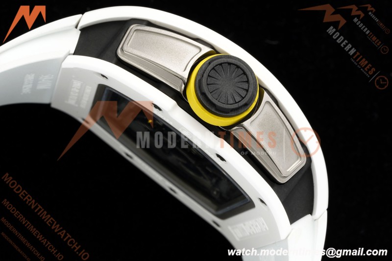 Richard Mille - RM061 Yohan Blake White Ceramic Wht/Grn/Yelw Skeleton APSF RMUL2