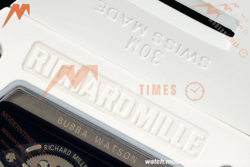 Richard Mille - RM055 Bubba Watson White CER/RU Wht/Blk Rehaut Skeleton APSF V2 RMUL2