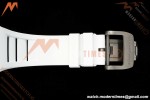 Richard Mille - RM055 Bubba Watson White CER/RU Wht/Blk Rehaut Skeleton APSF V2 RMUL2